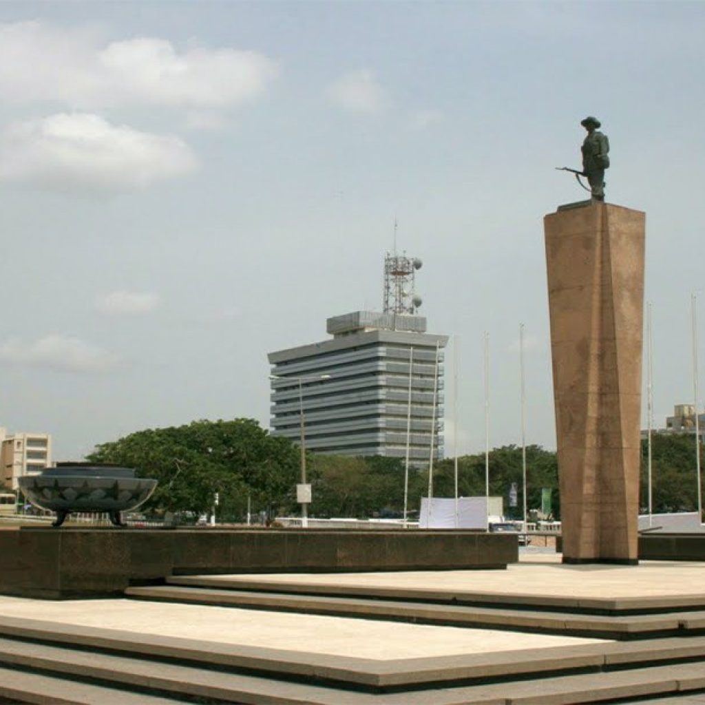 Kwame Nkrumah Square in Accra Ghana